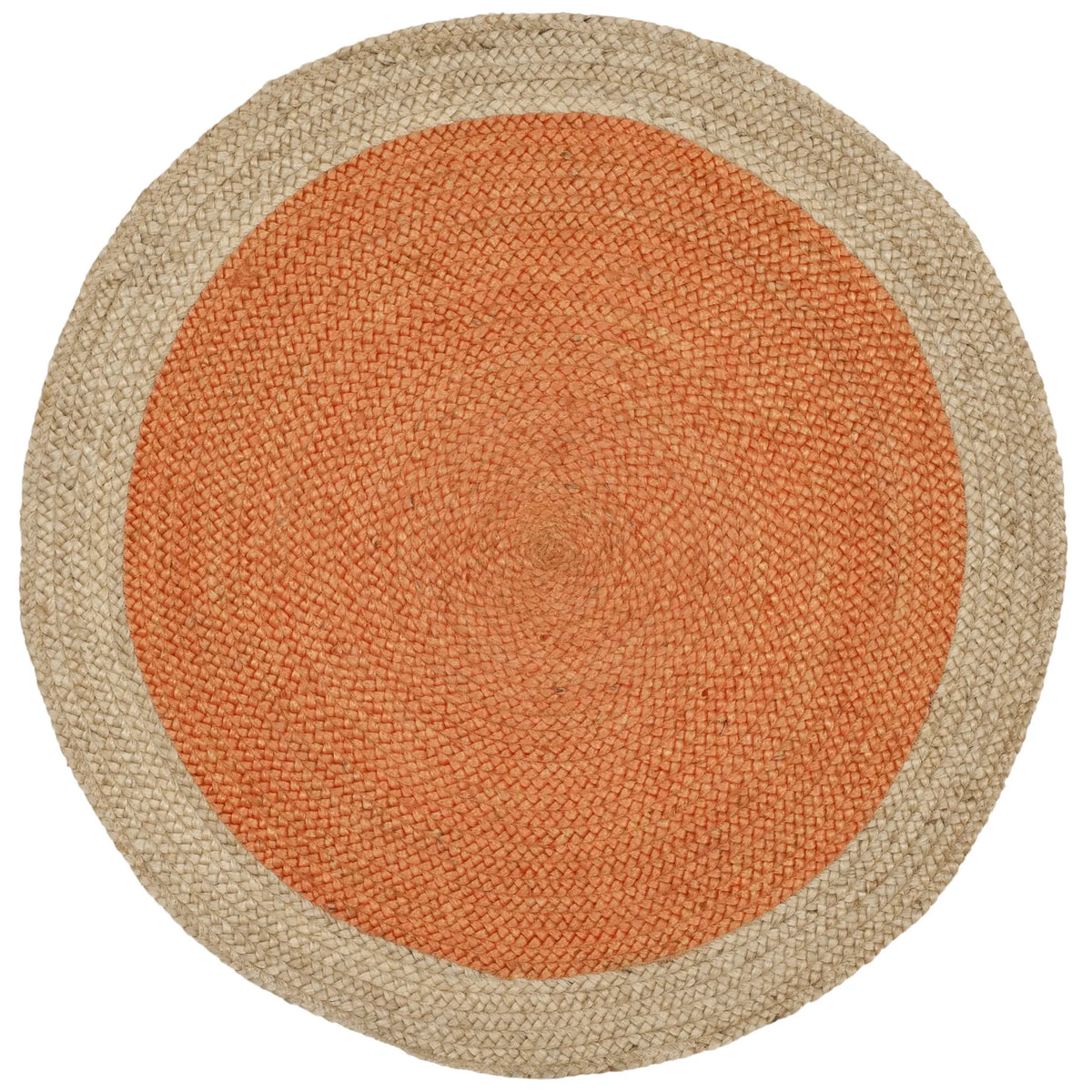 Safavieh Natural Fiber 3'-0" x 3'-0" Rug in Orange / Natural
