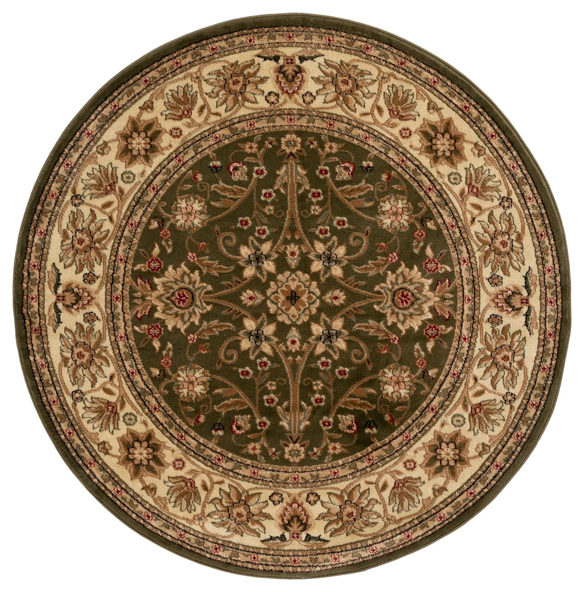 Safavieh Lyndhurst 5'-3" x 5'-3" Rug in Sage / Ivory