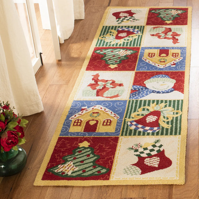Safavieh Chelsea 2'-6" x 6'-0" Rug in White / Multi