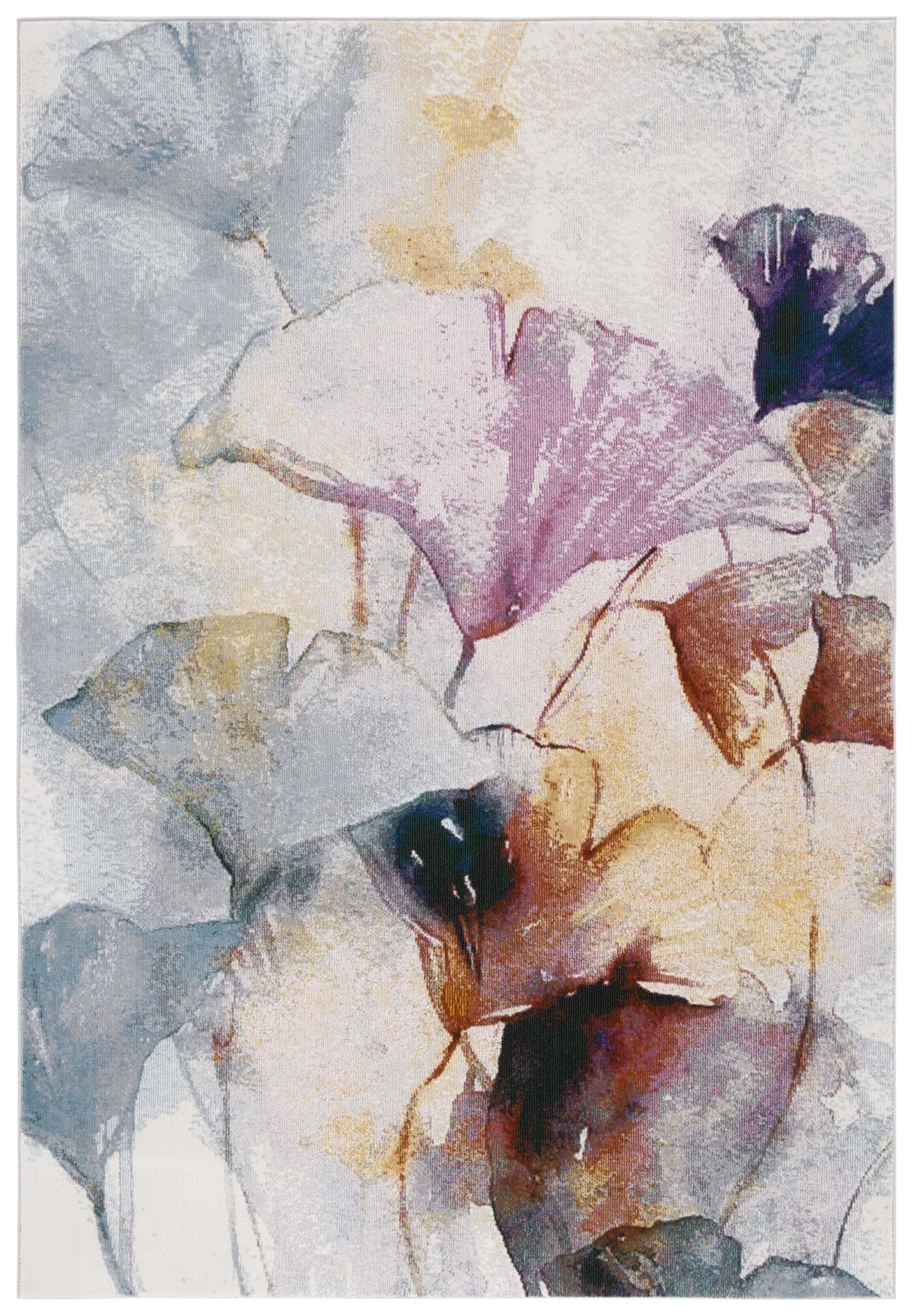 Safavieh Art Studio 4'-0" x 6'-0" Rug in Ivory / Rust
