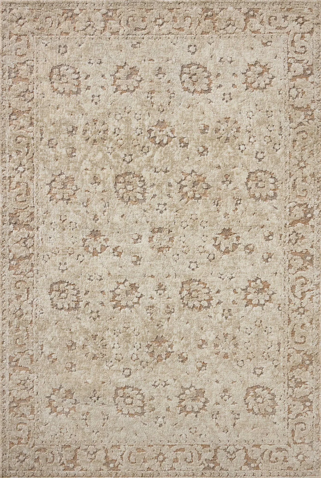 Loloi Percival PCV-04 Natural / Salmon Rug - main flat