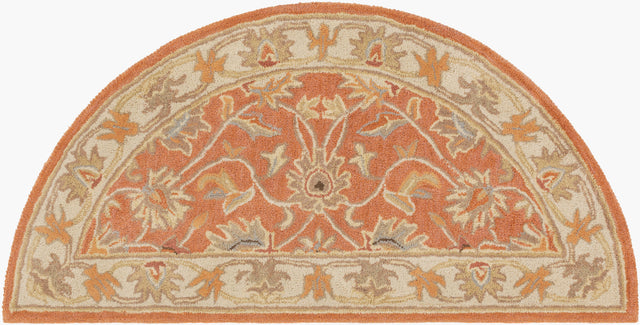 Livabliss Caesar Cae-1124 Brick Red, Taupe Rug - novelty flat view