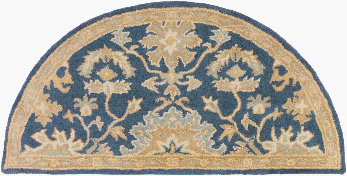 Livabliss Caesar Cae-1145 Navy / Light Gray / Light Gray Rugs - novelty flat view