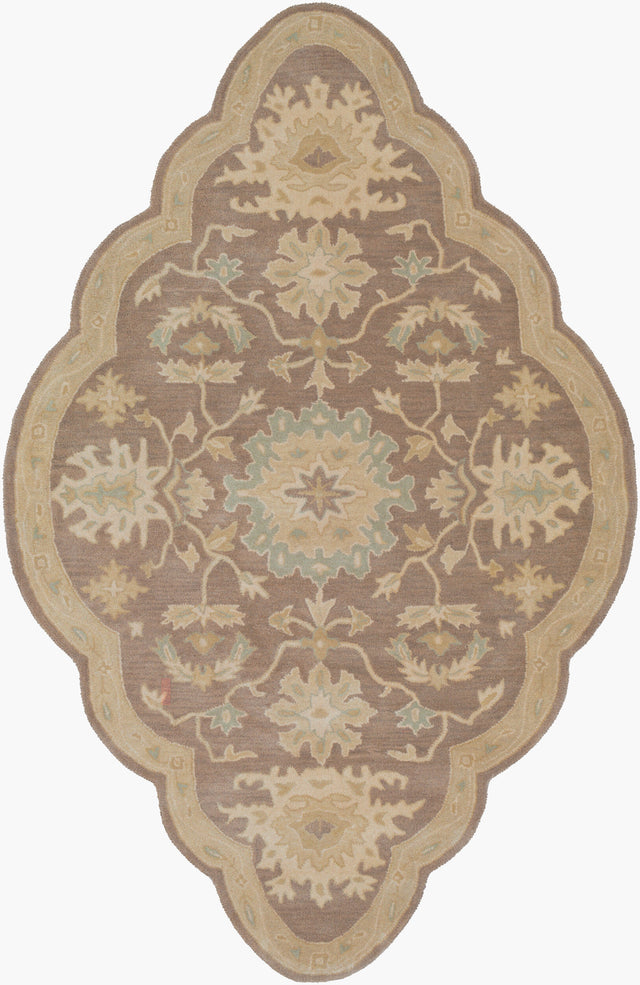 Livabliss Caesar Cae-1149 Taupe / Slate / Moss / Moss / Beige Rugs - novelty flat view