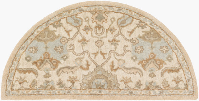 Livabliss Caesar Cae-1166 Ivory / Gold / Olive / Olive / Moss Rugs - novelty flat view
