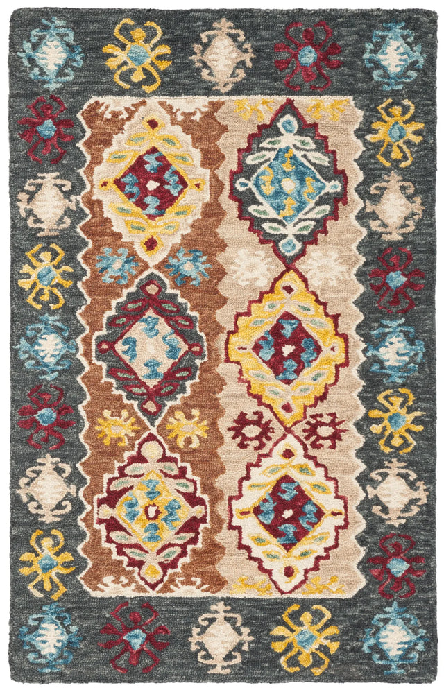 Safavieh Aspen 3'-0" x 5'-0" Rug in Beige / Charcoal