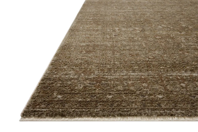 Loloi Haywood HYD-01 Sage / Brown Rug - rug corner