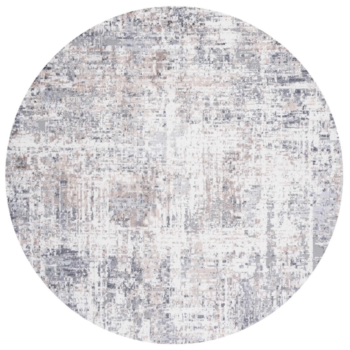 Safavieh Shivan 100 5'-1" x 5'-1" Rug in Ivory / Grey