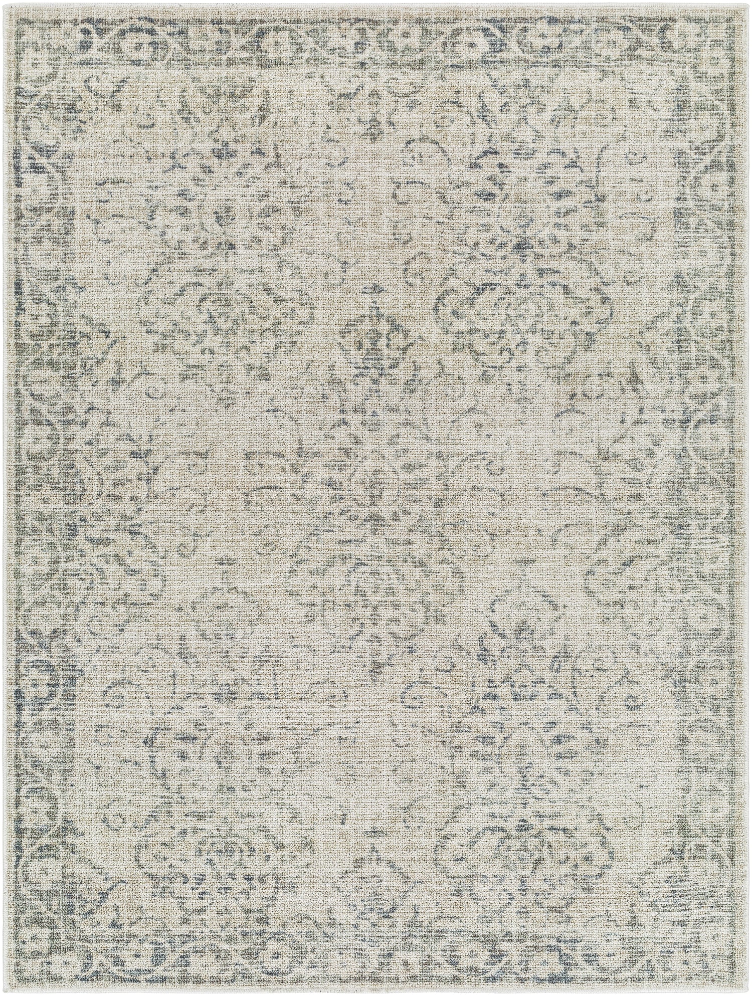 Surya Calhoun Cah-2305 Sterling Grey, Light Grey, Metallic - Silver, Sage Rug.