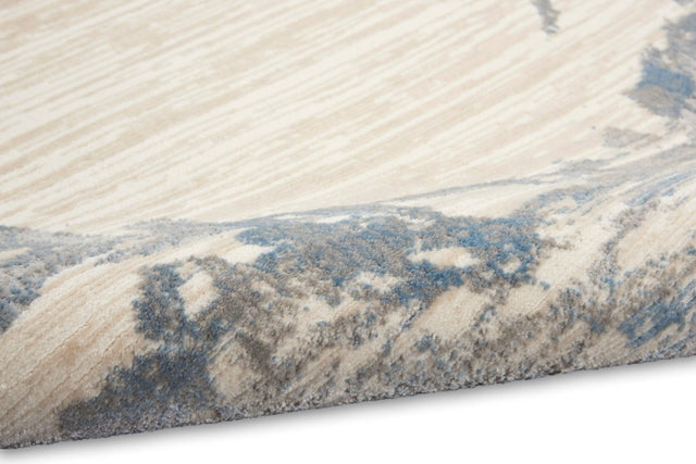 Calvin Klein Home Ck005 Enchanting Ech01 Ivory/Grey/Blue Rugs.