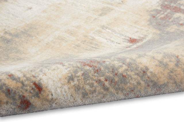 Calvin Klein Home Ck005 Enchanting Ech02 Grey/Rust Rugs.