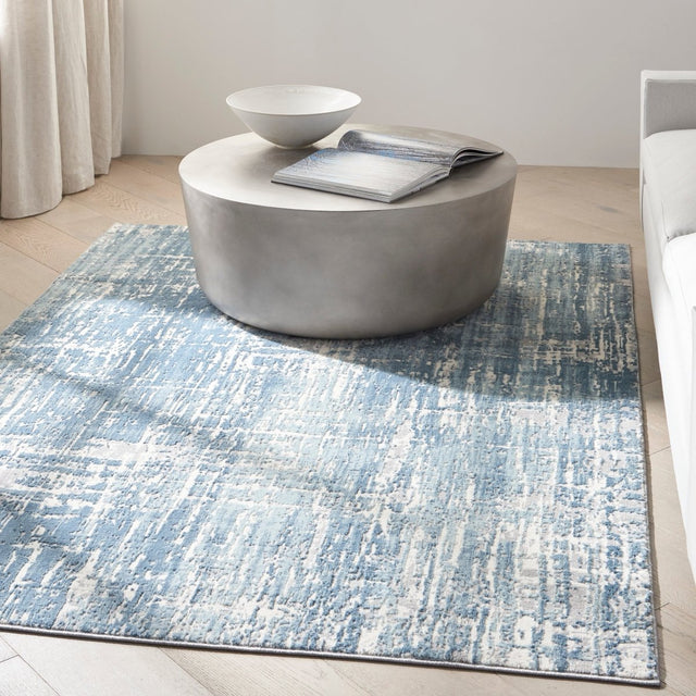 Calvin Klein Home Ck005 Enchanting Ech04 Seaglass/Ivory Rugs.