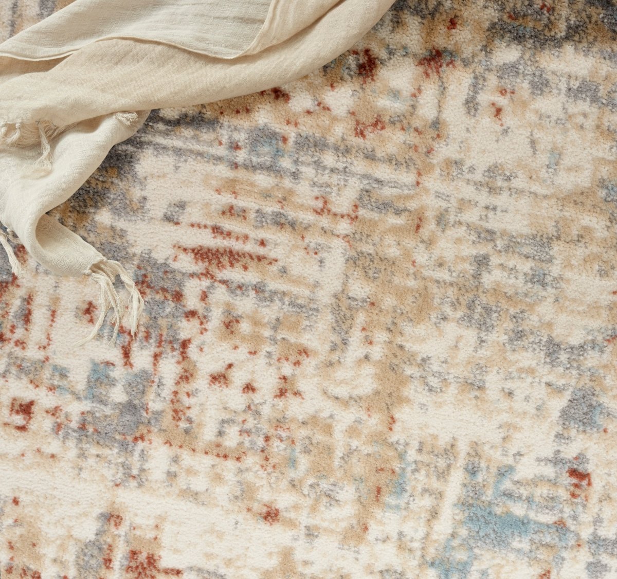 Calvin Klein Home Ck005 Enchanting Ech06 Ivory/Grey Rug.