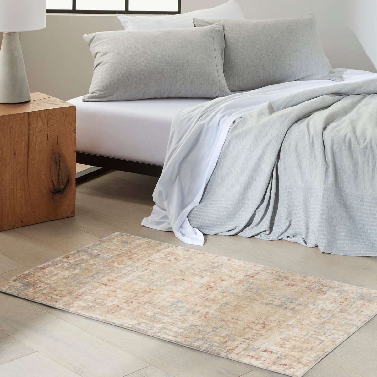 Calvin Klein Home Ck005 Enchanting Ech06 Ivory/Grey Rug.