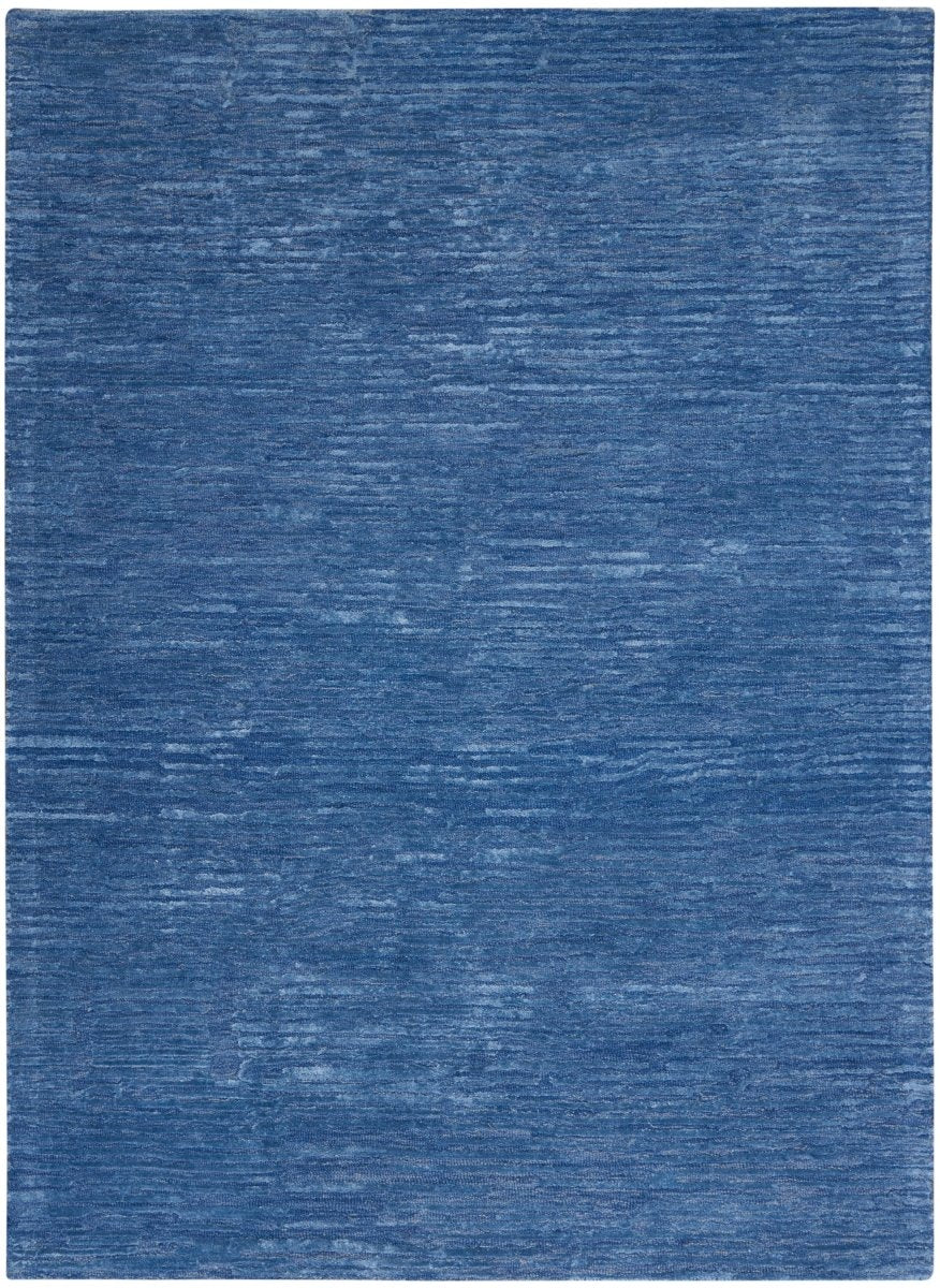 Calvin Klein Home Ck010 Linear Lnr01 Blue Rug.