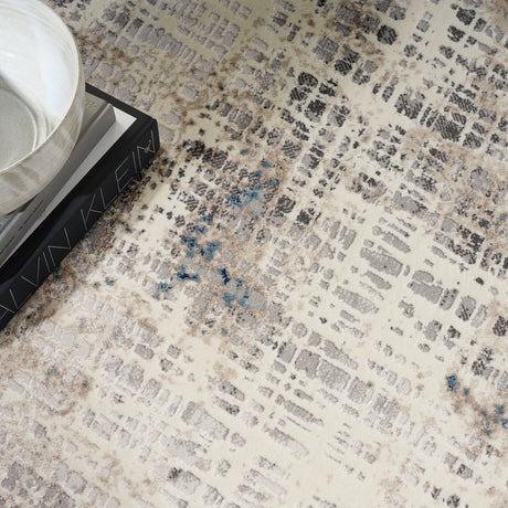 Calvin Klein Home Ck022 Infinity Ifn01 Blue Multicolor Rug.