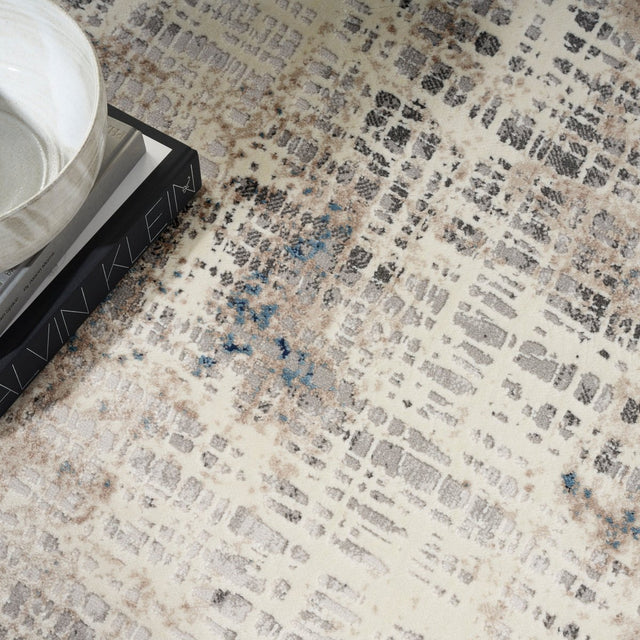 Calvin Klein Home Ck022 Infinity Ifn01 Blue Multicolor Rug.