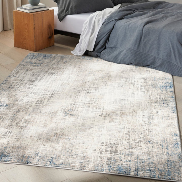 Calvin Klein Home Ck022 Infinity Ifn01 Blue Multicolor Rug.