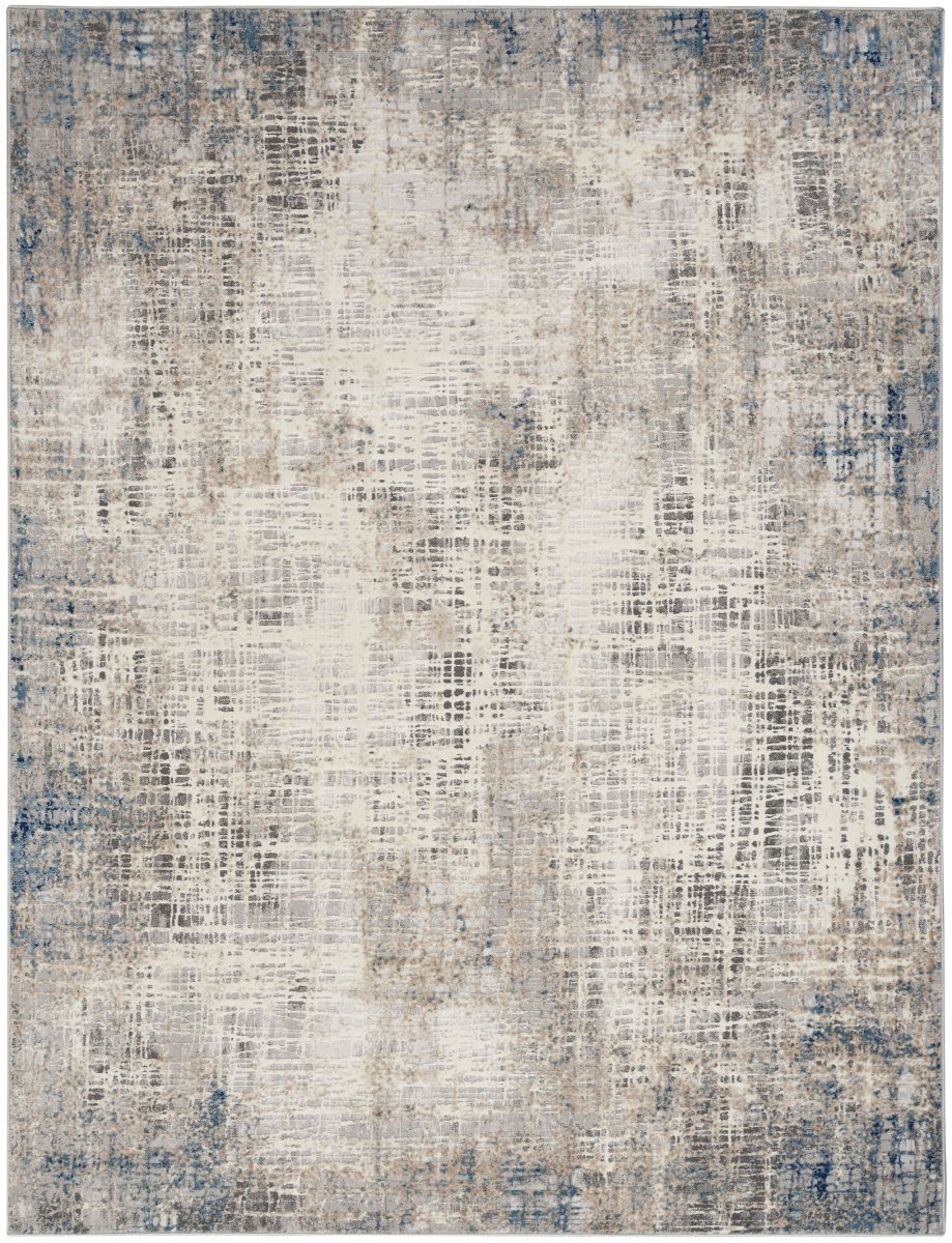 Calvin Klein Home Ck022 Infinity Ifn01 Blue Multicolor Rug.