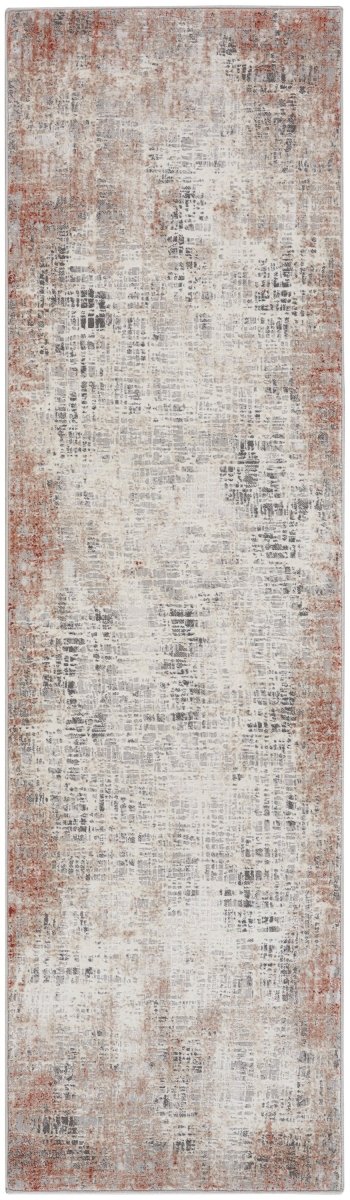 Calvin Klein Home Ck022 Infinity Ifn01 Rust Multicolor Rug.