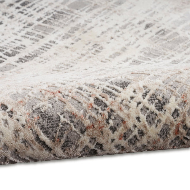 Calvin Klein Home Ck022 Infinity Ifn01 Rust Multicolor Rug.