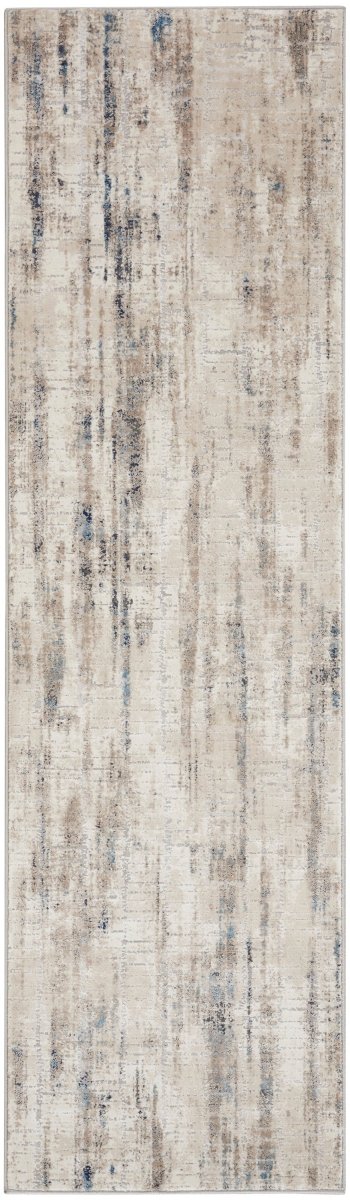 Calvin Klein Home Ck022 Infinity Ifn02 Ivory Grey Blue Rug.