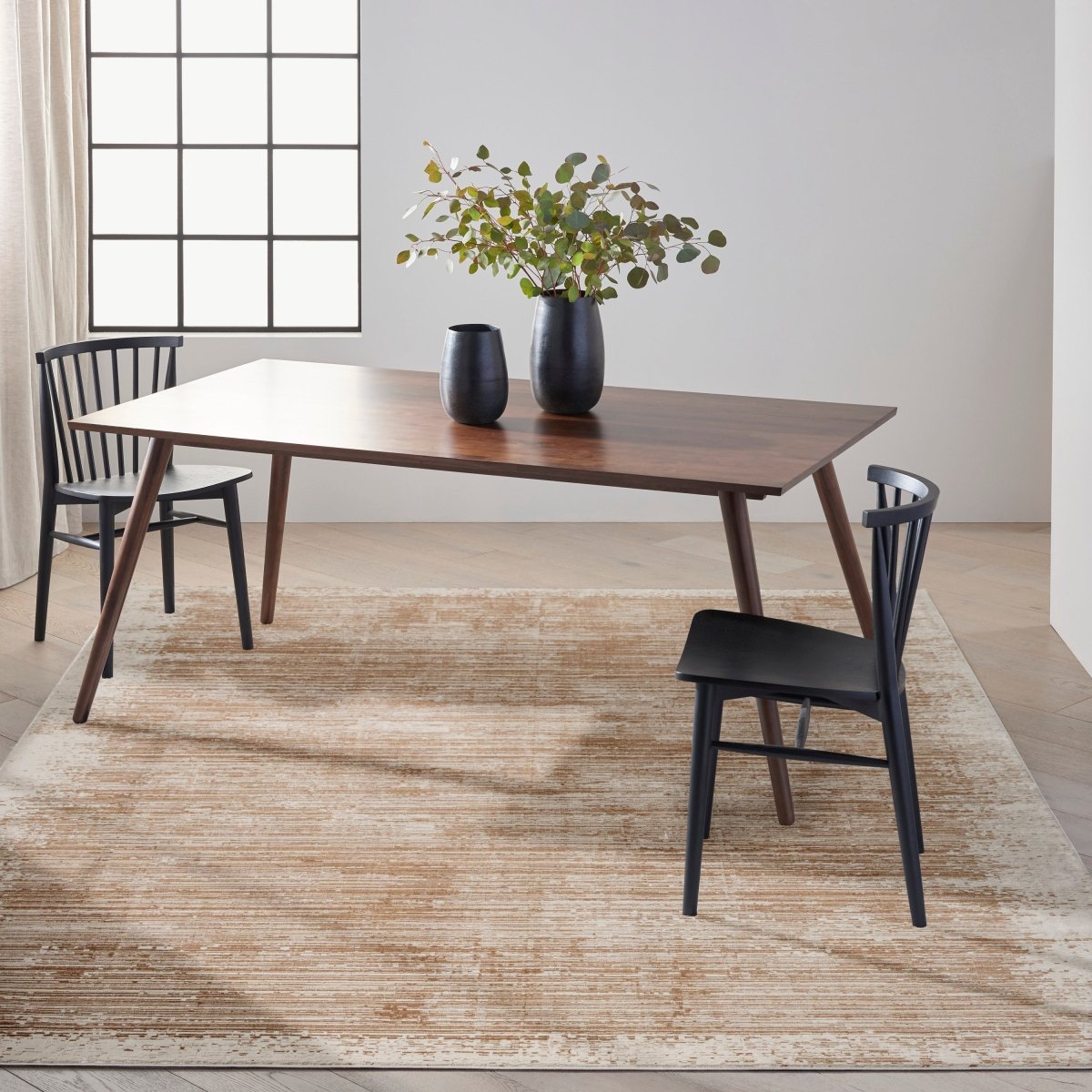 Calvin Klein Home Ck024 Irradiant Irr03 Rose Gold Rug.
