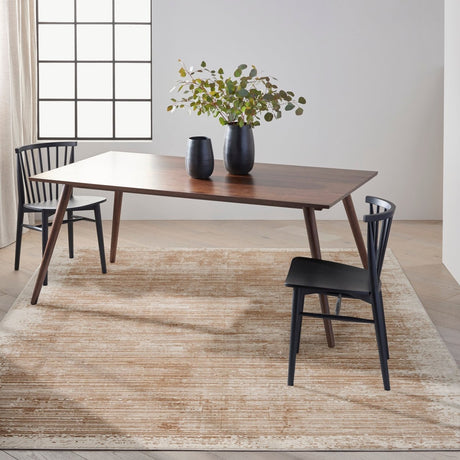 Calvin Klein Home Ck024 Irradiant Irr03 Rose Gold Rug.