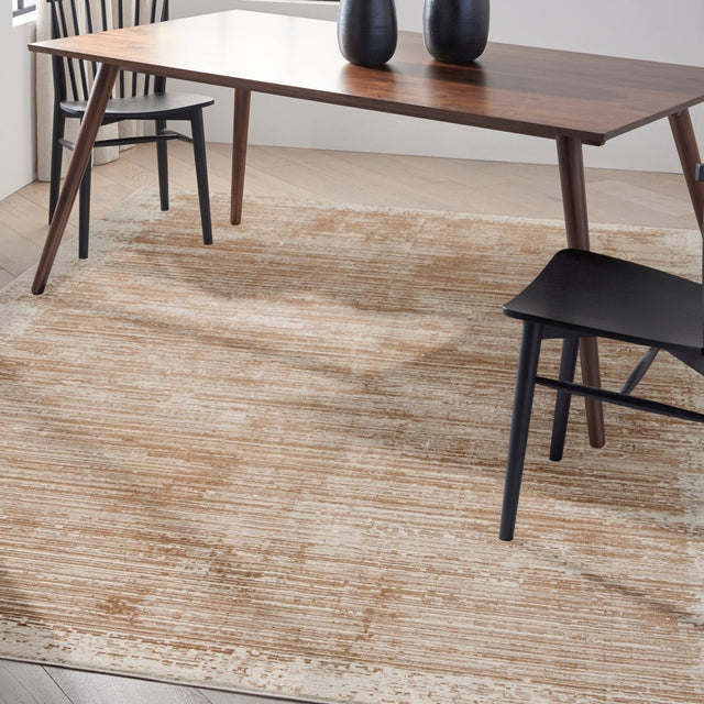 Calvin Klein Home Ck024 Irradiant Irr03 Rose Gold Rug.