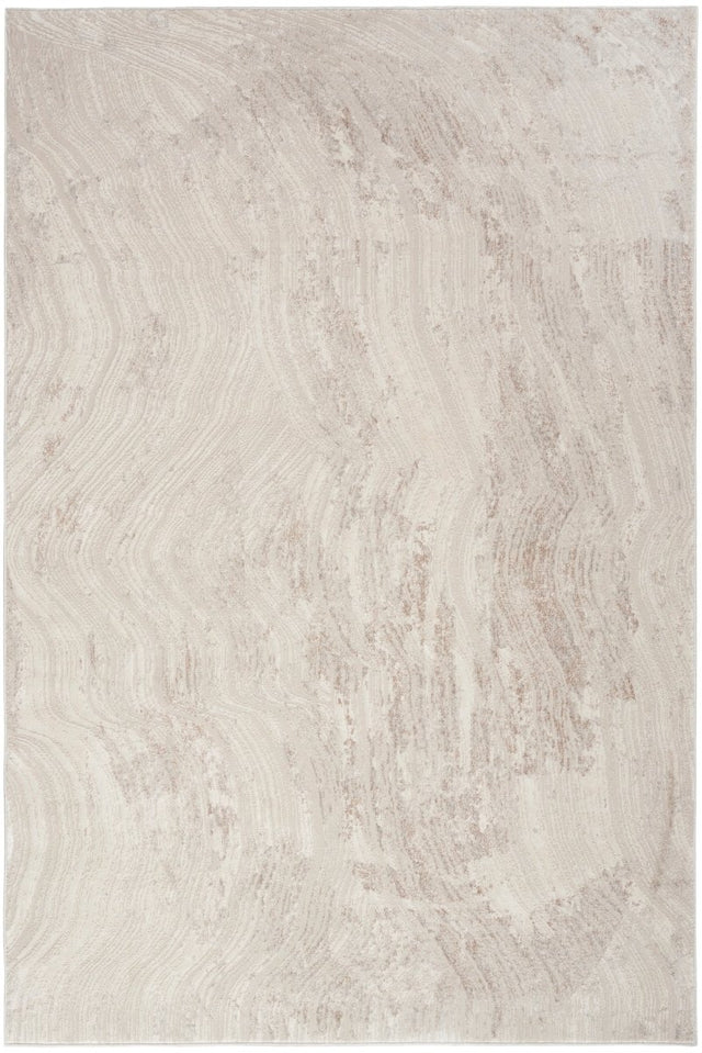 Calvin Klein Home Ck024 Irradiant Irr04 Silver Grey Rug.