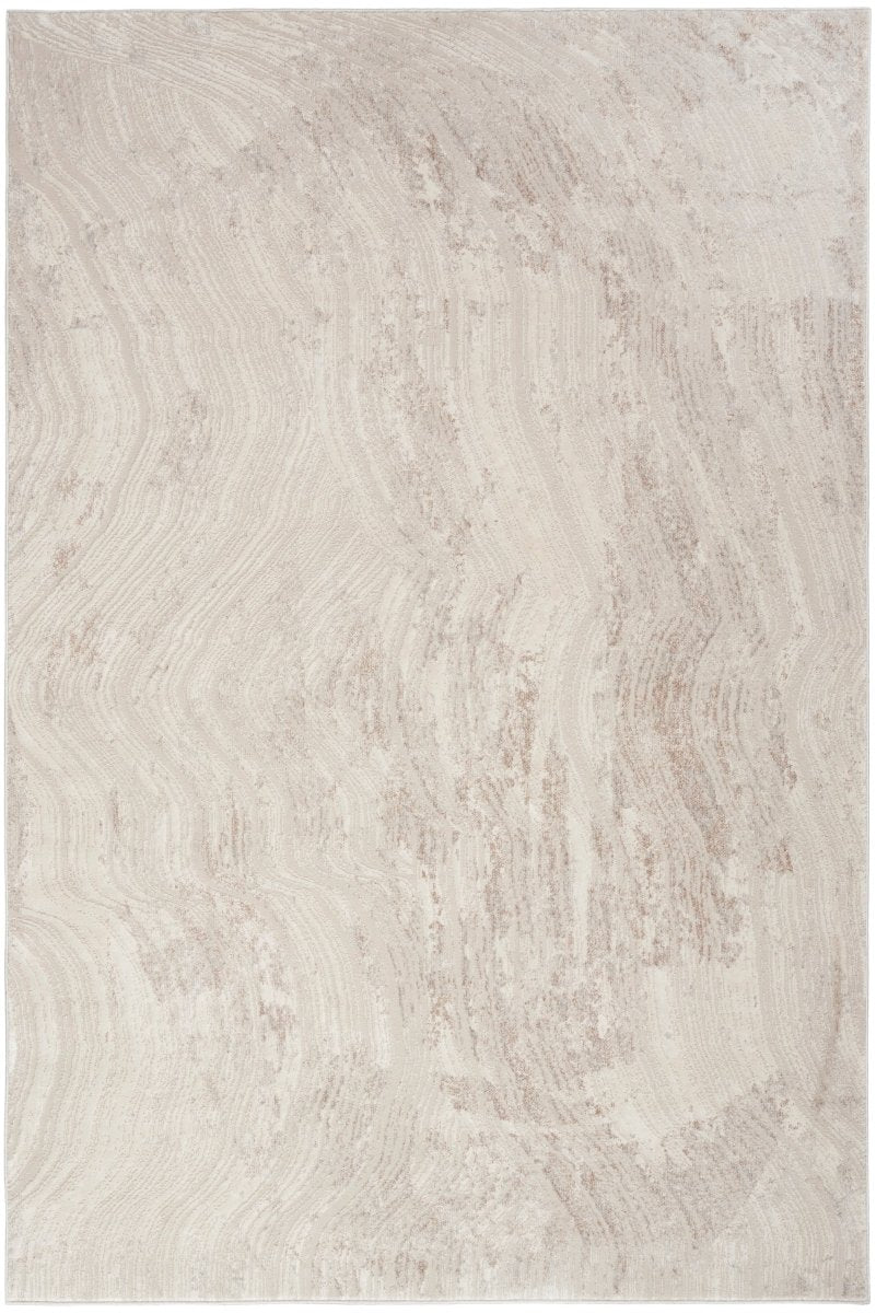 Calvin Klein Home Ck024 Irradiant Irr04 Silver Grey Rug.
