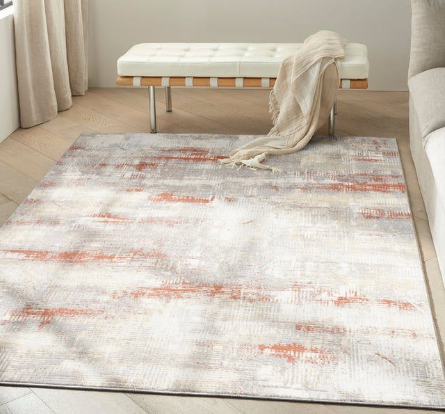 Calvin Klein Home Ck950 Rush Ck951 Ivory/Multi Rug.