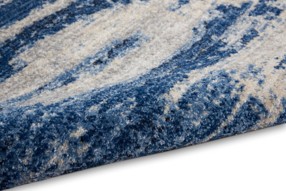 Calvin Klein Home River Flow Rfv01 Blue/Grey Rugs.