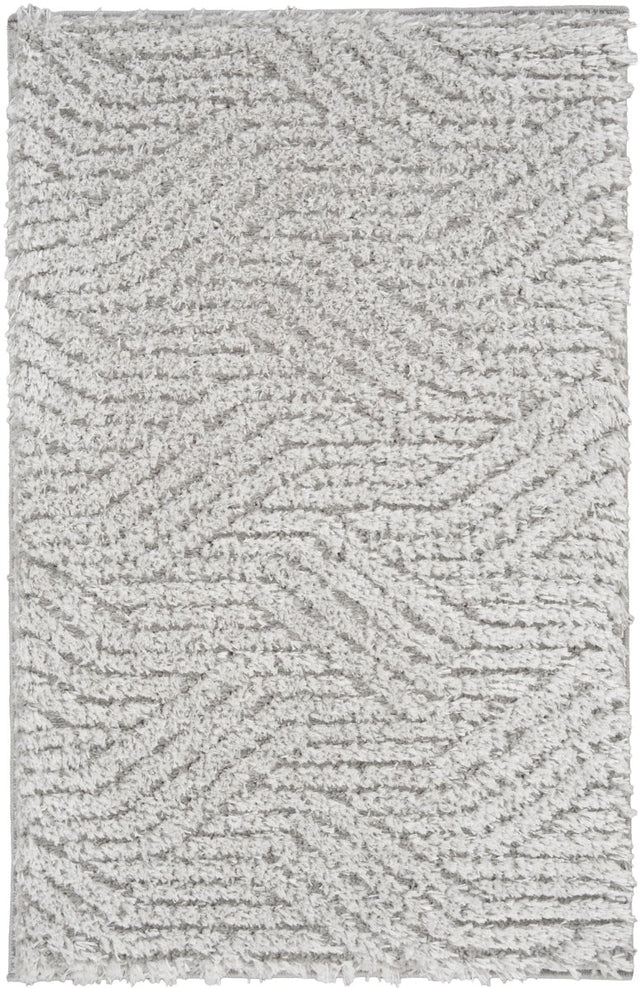 Calvin Klein Home Surfaces Sfc01 Silver Grey Rug.