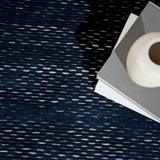 Calvin Klein Home Valley Vll01 Blue Rug.