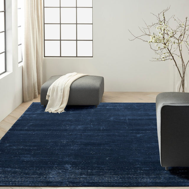 Calvin Klein Home Valley Vll01 Blue Rug.