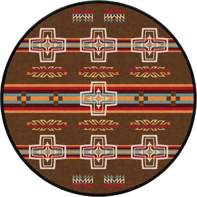 American Dakota Canyon Cross Sunset Rug