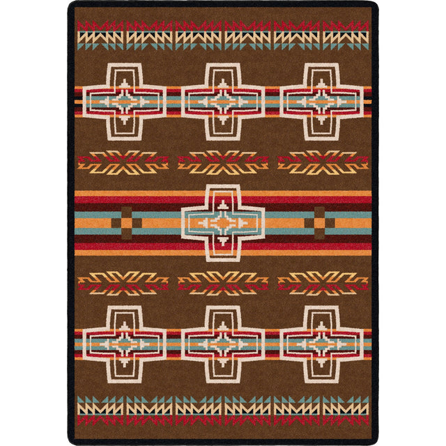 American Dakota Canyon Cross Sunset Rug
