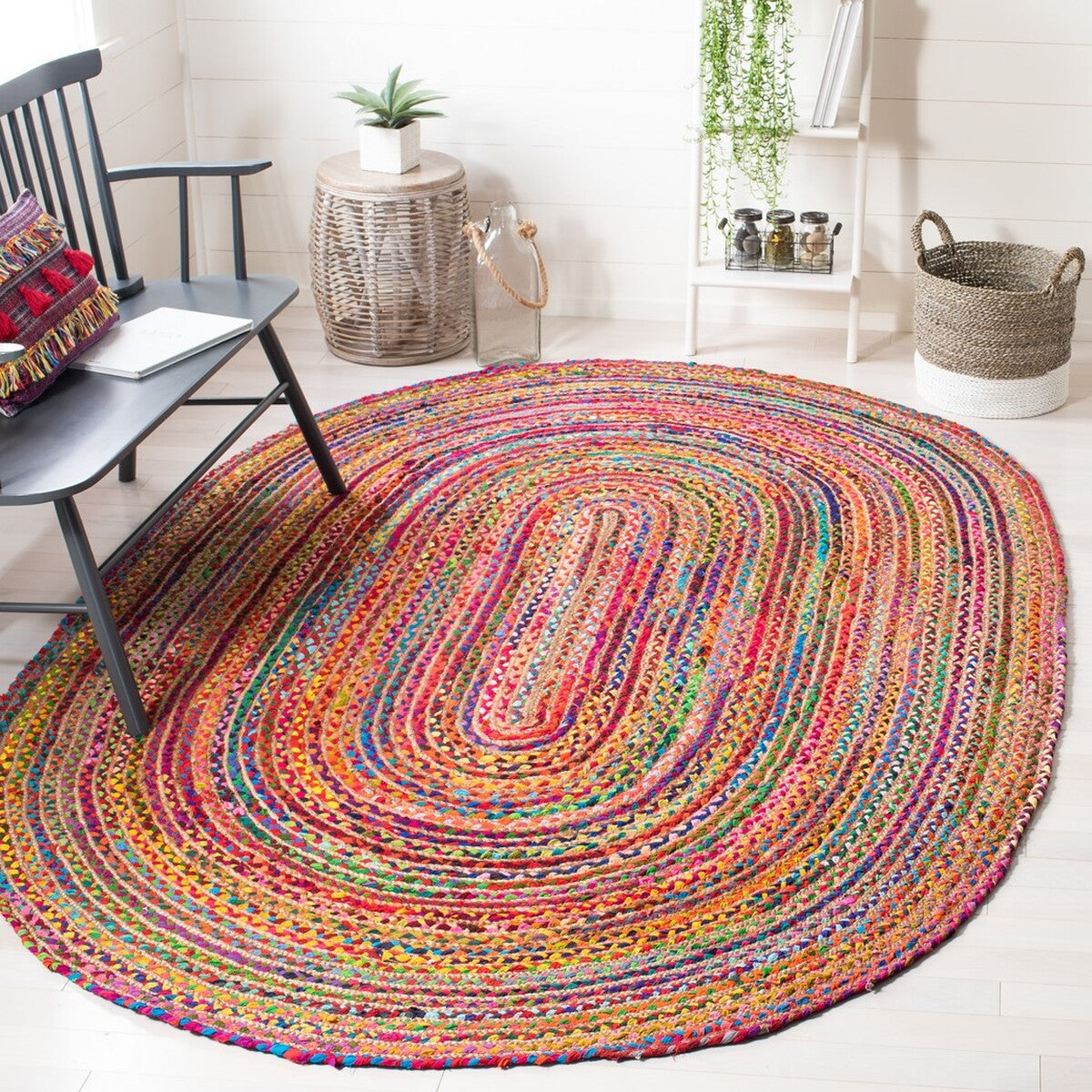 Safavieh Cape Cod Cap202A Red/Multi Rug