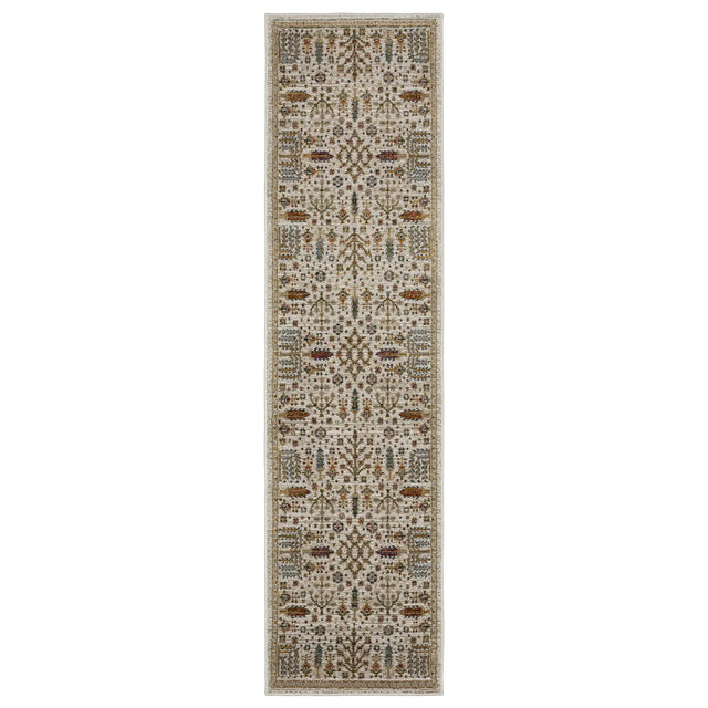 Oriental Weavers Sphinx Andorra 2449B Ivory/ Multi Rug - runner