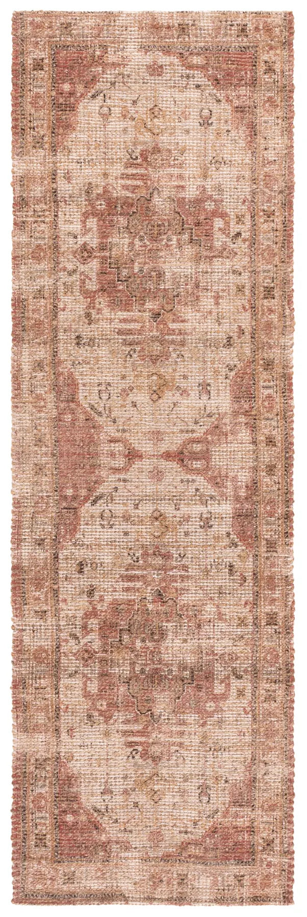 Safavieh Saffron 2'-3" x 8'-0" Rug in Ivory / Pink