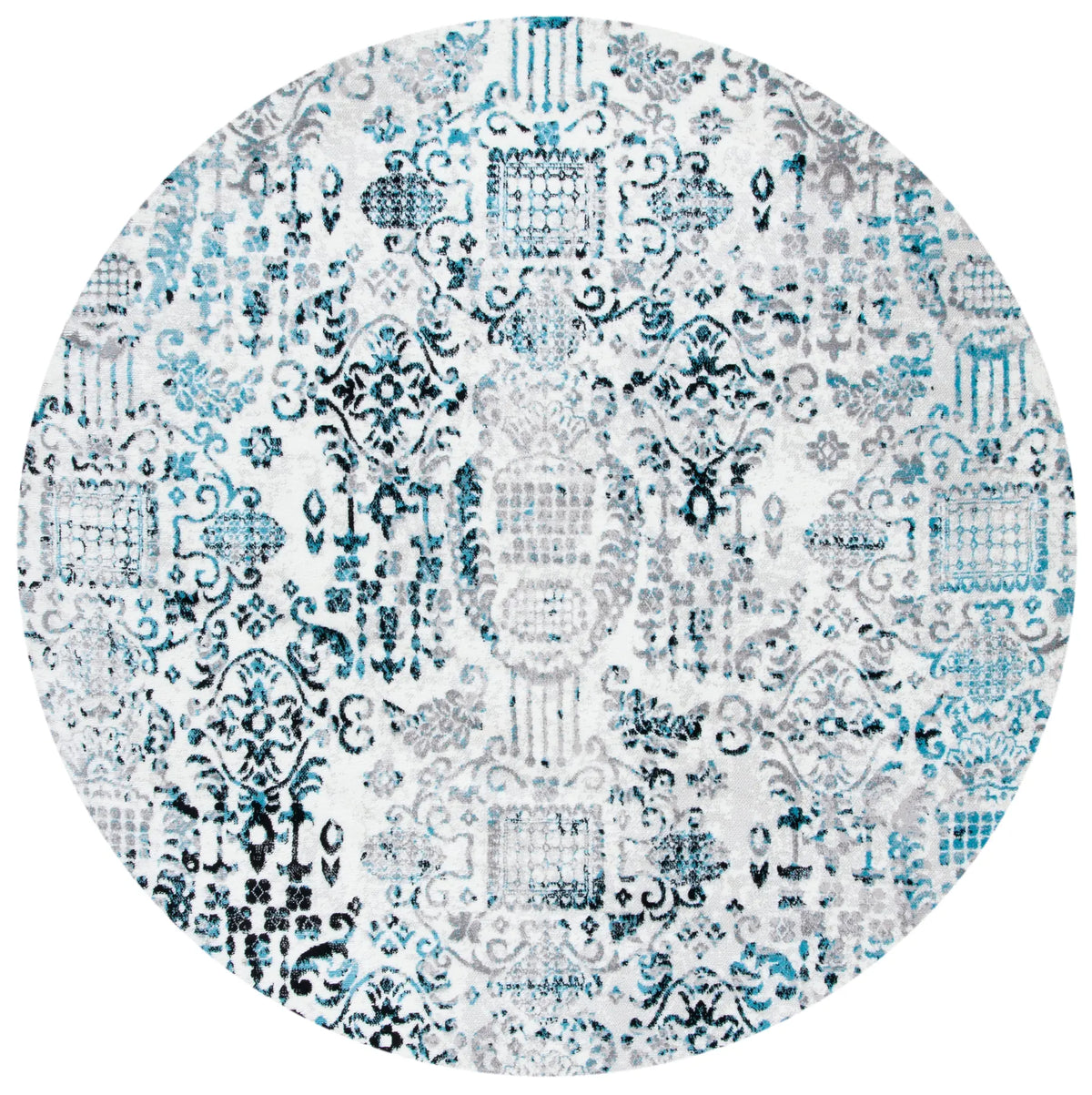 Safavieh Skyler 6'-7" x 6'-7" Rug in Grey / Blue