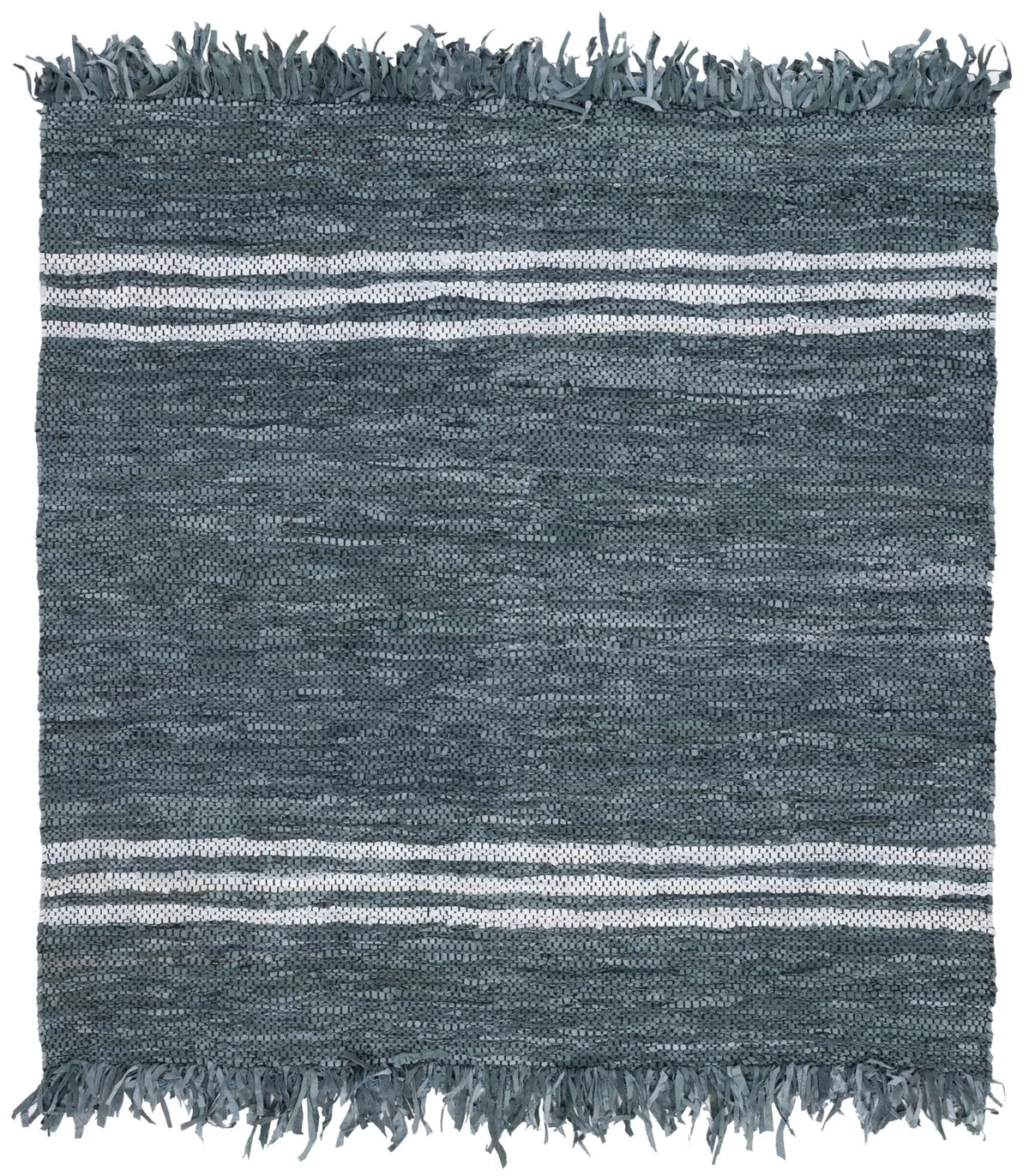 Safavieh Vintage Leather 6'-0" x 6'-0" Rug in Grey / Ivory