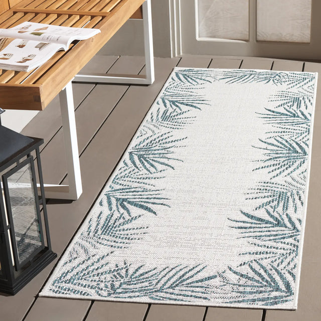Safavieh Beach House 2'-2" x 10'-0" Rug in Blue / Ivory