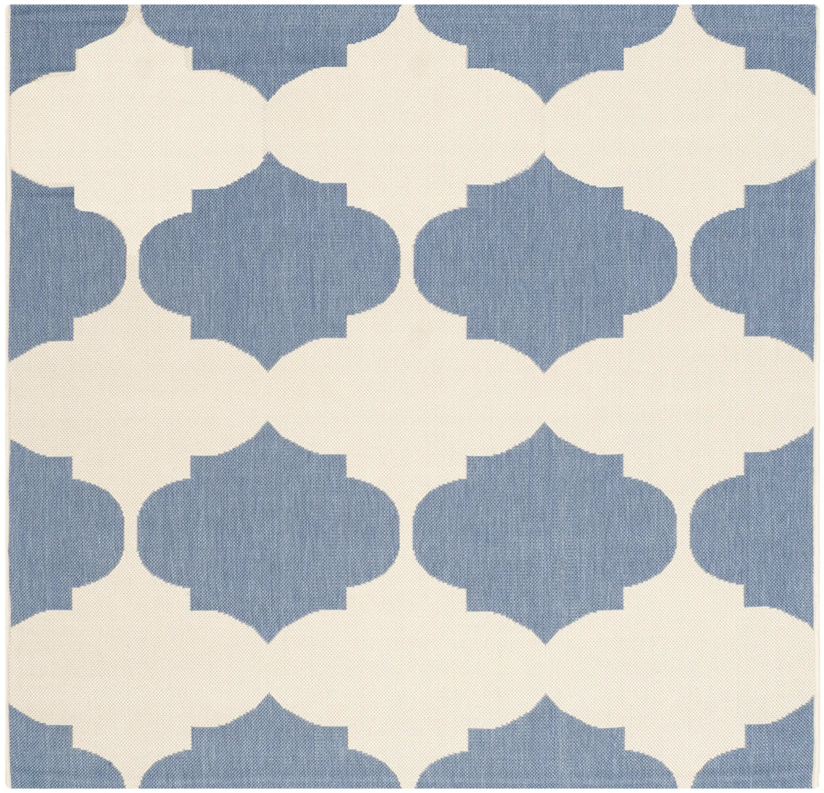 Safavieh Courtyard 5'-3" x 5'-3" Rug in Beige / Blue