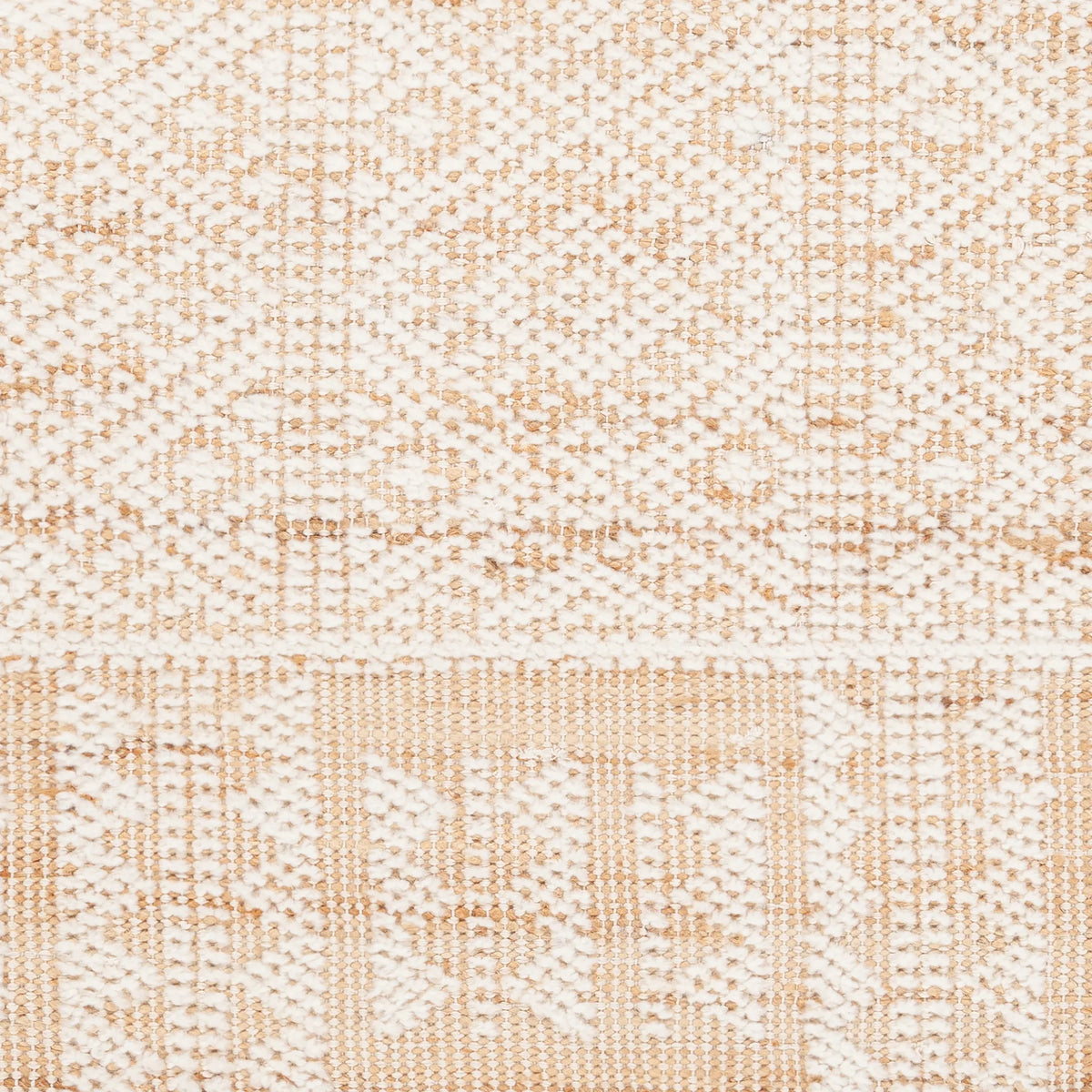 Chandra Ayla AYL-58001 White / Tan rug, close-up detail