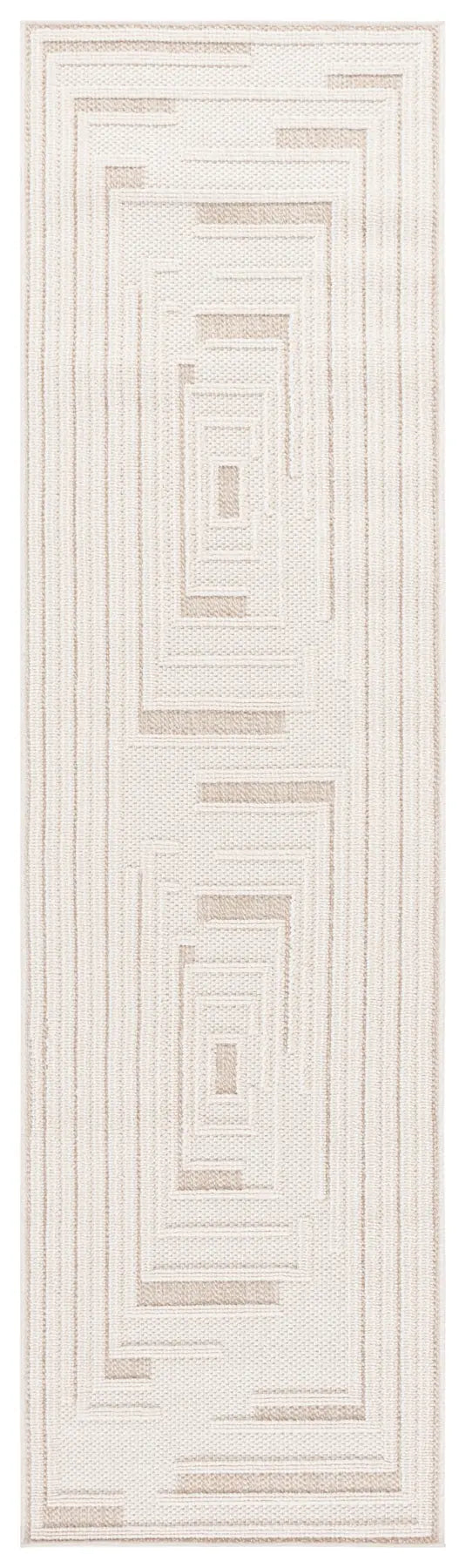 Safavieh Global 2'-2" x 8'-0" Rug in Light Beige / Beige