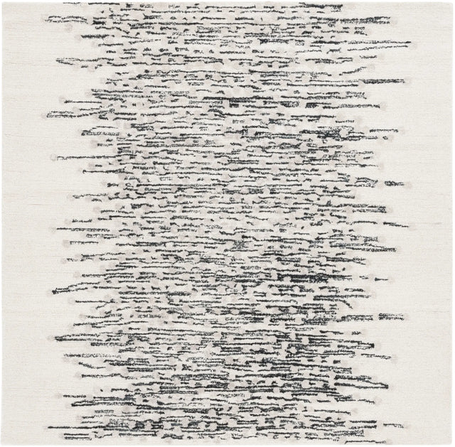 Safavieh Metro 6'-0" x 6'-0" Rug in Black / Ivory