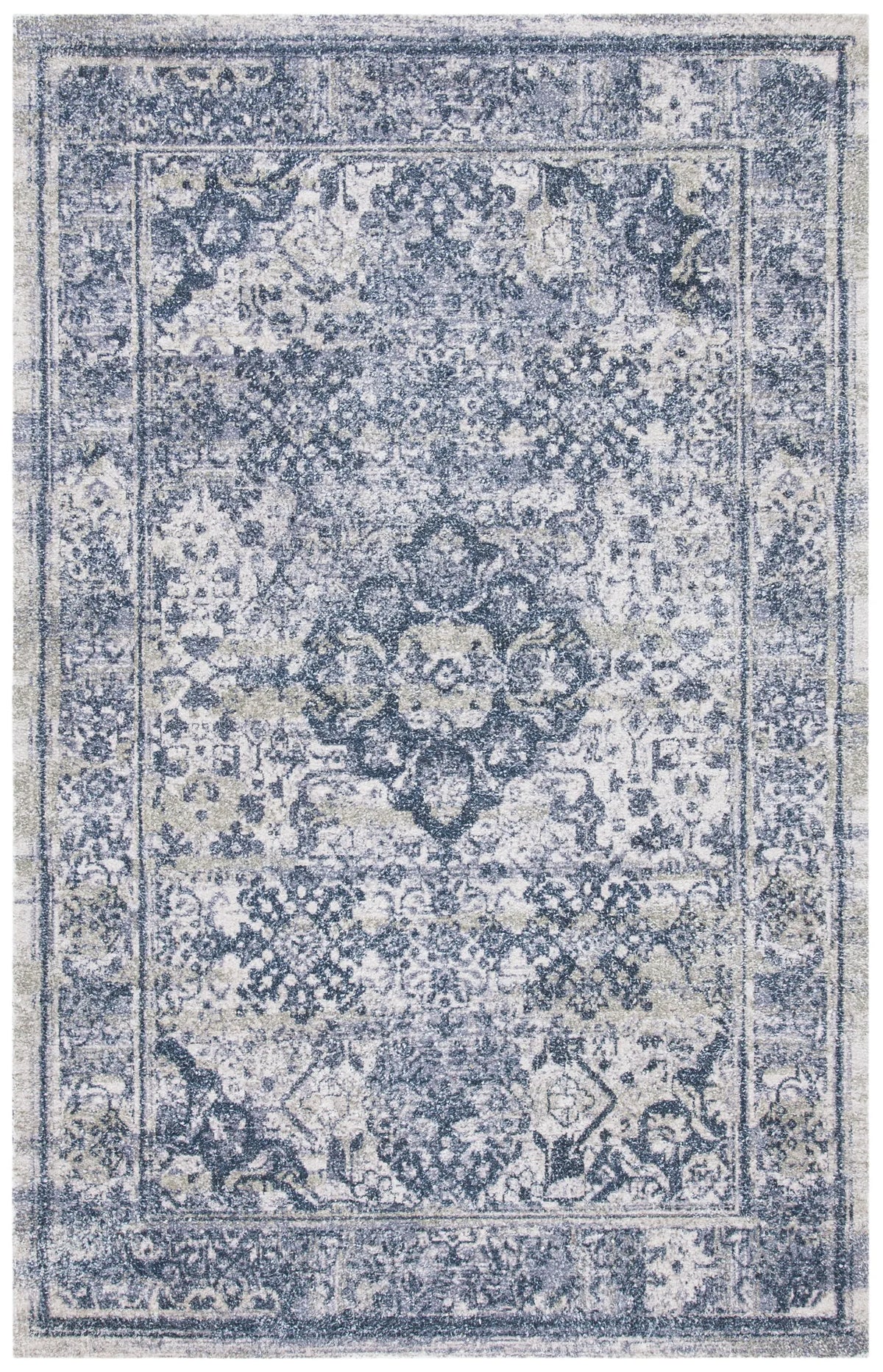 Safavieh Classic Vintage 4'-0" x 6'-0" Rug in Navy / Sage