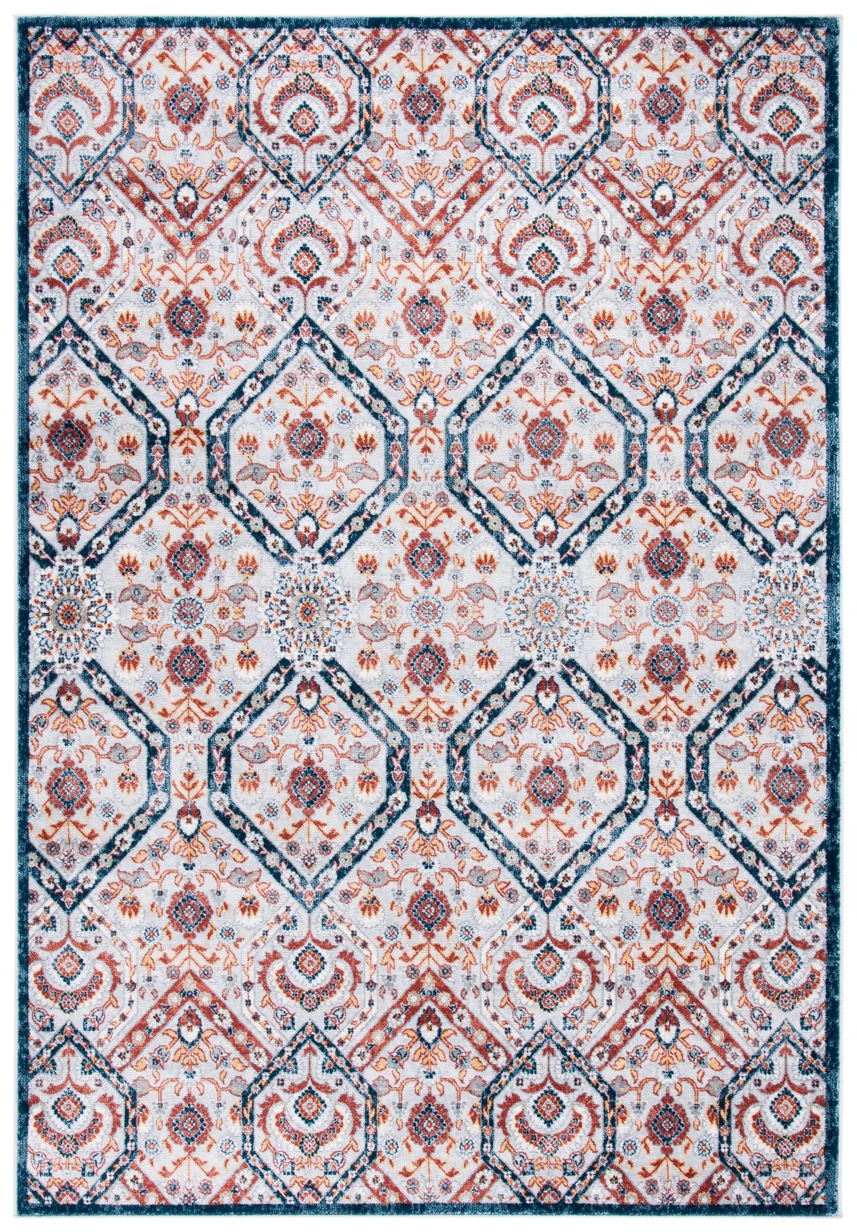 Safavieh Lagoon 4'-5" x 6'-5" Rug in Brown / Navy